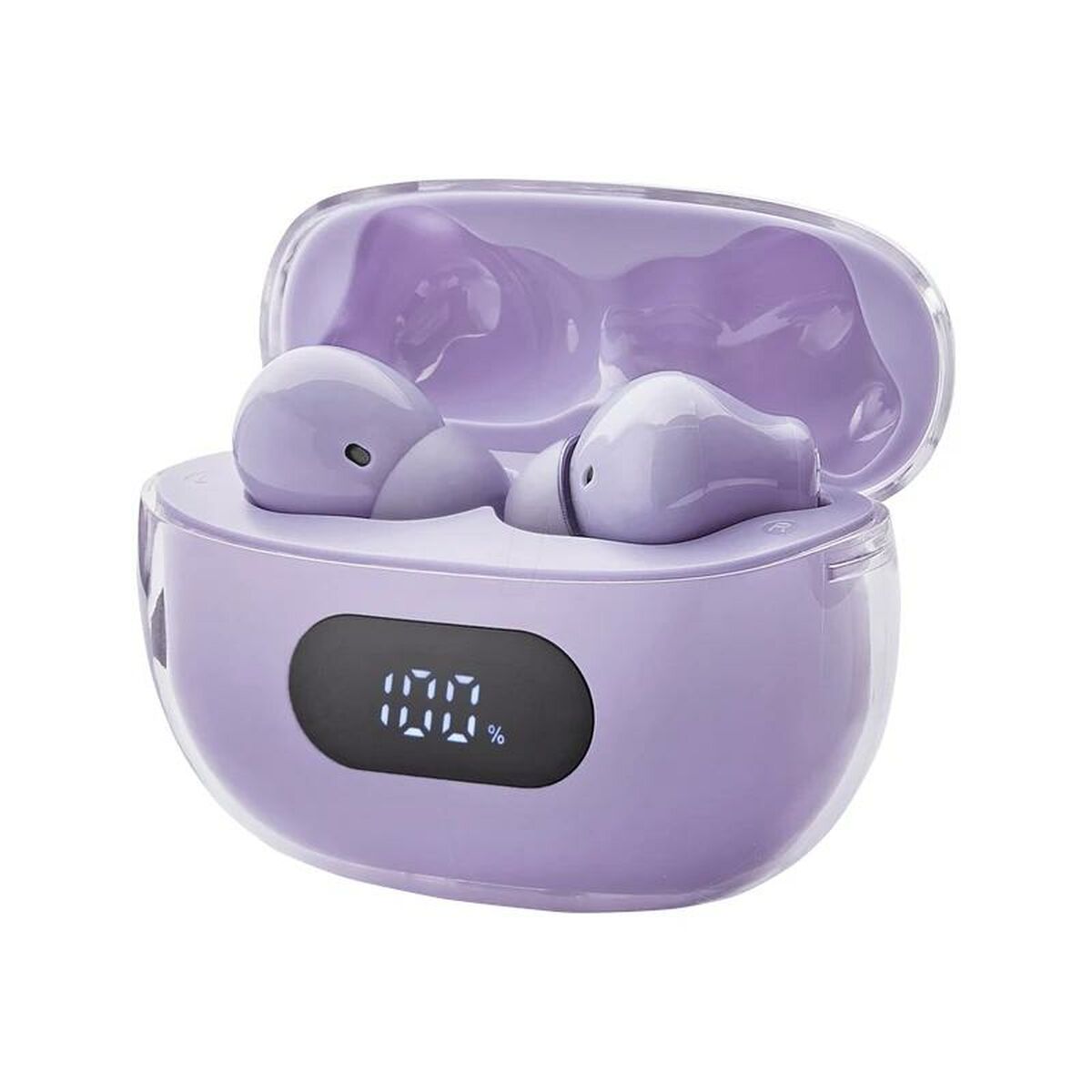 Auriculares com microfone INTENSO Buds Plus Violeta
